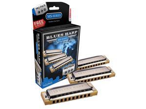 Hohner 3P532BX MS System Blues Harp Pro Harmonica - 3-Pack Hohner 3P532BX MS System Blues Harp Pro Harmonica - 3-Pack