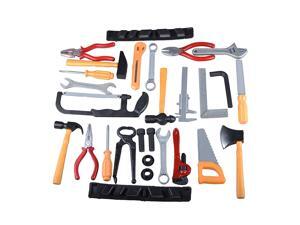 Gresdent 28 Pcs Kids Toy Tool Set Construction Party Supplies Plastic Pretend Play Accessory for Boys with Screwdrivers Pliers Axes Saws Gresdent 28 Pcs Kids Toy Tool Set Construction Party Supplies Plastic Pretend Play Accessory for Boys with Screwdrivers Pliers Axes Saws