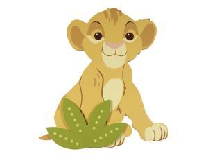 Disney Lion King Shaped Wall Art, Yellow Disney Lion King Shaped Wall Art, Yellow