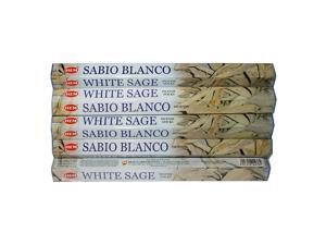 Hem White Sage 100 Incense Sticks (5  packs of 20 sticks)