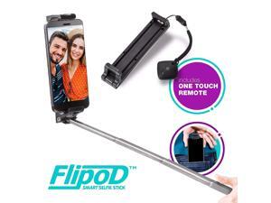 Flipod Selfie Stick All-in-one Universal Extendable Smart Adjustable Phone Cradle Selfie Mount Tripod Stand Device with Remote Control for iPhone X/iPhone 8/8 Plus/iPhone 7/iPhone 7 Plus/Gal Flipod Selfie Stick All-in-one Universal Extendable Smart Adjustable Phone Cradle Selfie Mount Tripod Stand Device with Remote Control for iPhone X/iPhone 8/8 Plus/iPhone 7/iPhone 7 Plus/Gal