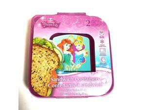 Disney Princess Sandwich Containers Disney Princess Sandwich Containers