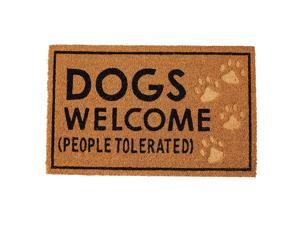 Mud Pie Dogs Welcome Door Mat Coir Doormat