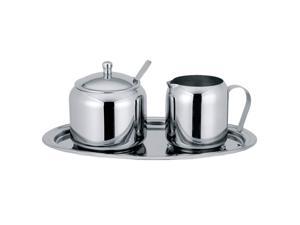 Import Cuisinox 14 Oz Footed Sugar Bowl with Spoon in Satin SUG-186 SUG186 Cuisinox