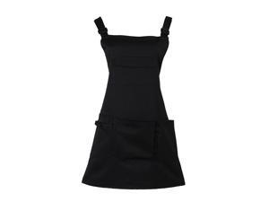 Nanxson Adjustable Women Bib Apron Multi Function Professional Salon Stylist Work Apron with Tool Pockets CF3010 black Nanxson Adjustable Women Bib Apron Multi Function Professional Salon Stylist Work Apron with Tool Pockets CF3010 black