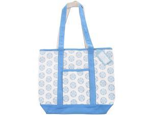 Portmeirion Sophie Conran Tote Bag, 12" x 14.75" x 5", Blue/White