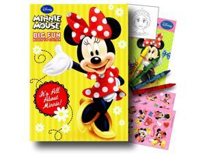 Minnie Mouse Coloring Book Pack with Stickers, Crayons and Coloring Activity Book Bundled with 1 Separately Licensed GWW Coloring Fun Reward Sticker Minnie Mouse Coloring Book Pack with Stickers, Crayons and Coloring Activity Book Bundled with 1 Separately Licensed GWW Coloring Fun Reward Sticker
