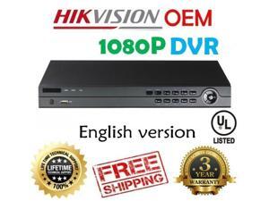 Hikvision(OEM) DS-7208HQHI-K1(AR324-8) 8CH HD-TVI DVR 1080P TVI/CVI/AHD/CVBS/IP