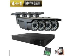 4CH 6MP DVR 2.6MP 4-in-1 72IR TVI 960H Security Camera System All-in-one 4u8 4CH 6MP DVR 2.6MP 4-in-1 72IR TVI 960H Security Camera System All-in-one 4u8