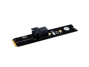Mini Pcie to Pcie Adapter M.2 Module with Mini-SAS HD (SFF-8643) 36-Pin Connector for U.2 (SFF-8639) NVMe SSD (Upward miniSAS) - Support Intel 750 2.5-inch U.2 SFF SSD Mini Pcie to Pcie Adapter M.2 Module with Mini-SAS HD (SFF-8643) 36-Pin Connector for U.2 (SFF-8639) NVMe SSD (Upward miniSAS) - Support Intel 750 2.5-inch U.2 SFF SSD