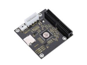 ASHATA SD to IDE Adapter,SD to IDE SD/SDHC/SDXC/MMC Memory Card to IDE 44Pin Male Adapter Support DMA and Ultra DMA Mode for DOS XP/Vista/MAC/Linux System WINDOWS98SE 2000 NT4 ME 