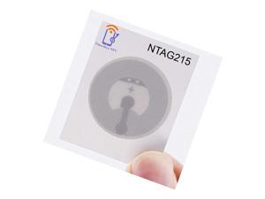 Selbstklebend Vom Typ NXP NTAG215 NFC Tag Mit 504 Byte Speicher Kompatibel Mit Amiibo TimesKey NFC Sticker Beschreibbar 30 Stück Rund 