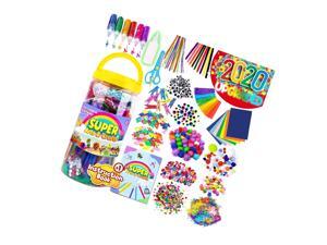 Arts And Crafts Supplies For Kids - Assorted Craft Art Supply Kit For Toddlers Age 4 5 6 7 8 9 - All In One D.I.Y. Crafting Materials Set For School Projects Toddler Activities Arts And Crafts Supplies For Kids - Assorted Craft Art Supply Kit For Toddlers Age 4 5 6 7 8 9 - All In One D.I.Y. Crafting Materials Set For School Projects Toddler Activities