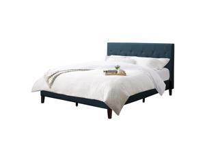New Corliving Brh-102-Q Nova Ridge Tufted Upholstered Bed, Queen