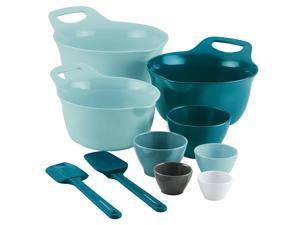 Rachael Ray Mix and Measure Set, 10-Piece, Light Blue and Teal