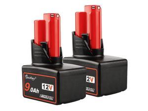 Lithium Ion Battery Replacement Compatible with Milwaukee M12 Tools 12 V 8 Ah 