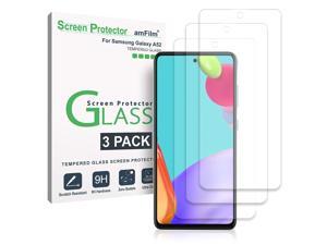 (3 Pack) Amfilm Tempered Glass Screen Protector For Samsung Galaxy A53/ A52/ S20 Fe 6.5'' With Easy Installation Handles, Hd Clear, Anti-Scratch Bubbles-Free