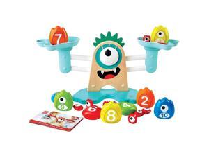 Hape Math Monster Scale Toy, STEAM Toy, L: 15, W: 7.1, H: 5.6 inch