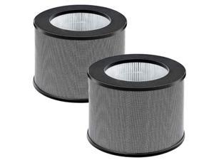 Nyemo TT-AP006 HEPA Replacement Filter Compatible with Black TT-AP006 Air Purifier, 3-in-1 H13 True HEPA with Activated Carbon Pre-Filter, 2 Pack