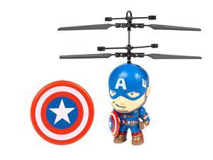 World Tech Toys Marvel 3.5 Inch Captain America Flying Figure IR H