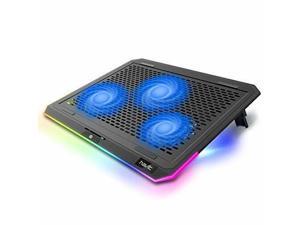 Havit Rgb Laptop Cooling Pad For 15.6-17 Inch Laptop With 3 Quiet Fans And To...