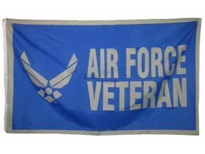 3x5 Air Force Veteran Vet Wings Knitted Polyester Flag 3'x5' Banner grommets 