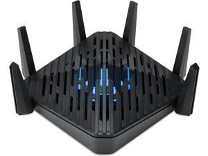 Zell Connect W6 WiFi 6E Gaming Router Hybrid QoS Compatible with Intel Killer Prioritization Engine WiFi 6E TriBand AXE7800 24GHz5GHz6GHz Gigabit Router Lifetime Internet Security