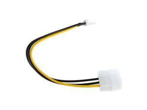4 Pin Female to 3 Pin Female Fan Power Sleeved Computer Case D-Splitter Switch Interface 4 Pin Female to 3 Pin Female Fan Power Sleeved Computer Case D-Splitter Switch Interface