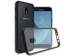 Black Bumper Back Cover Case For Samsung Galaxy J3 2018 / J3 Star / J3 Prime 2