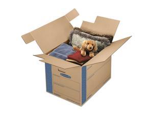 Fellowes Prime Large Moving Boxes 24lx18wx18h Kraft/blue 6/ctn 62901 NEW Fellowes Prime Large Moving Boxes 24lx18wx18h Kraft/blue 6/ctn 62901 NEW