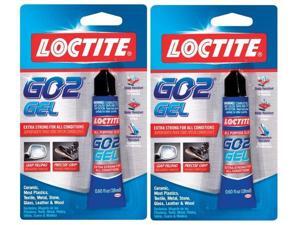 *2* LOCTITE GO2 GEL Adhesive Glue All-Purpose Extra Strong Clear .60 oz 1832982 *2* LOCTITE GO2 GEL Adhesive Glue All-Purpose Extra Strong Clear .60 oz 1832982