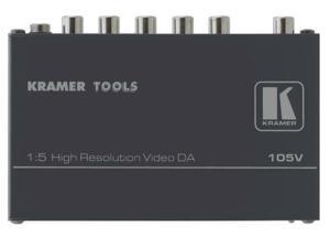 Kramer 105V 1x5 Composite Video Distribution Amplifier Kramer 105V 1x5 Composite Video Distribution Amplifier