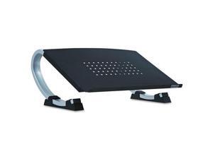 Adjustable Curve Notebook Stand, 15 x 11 1/2 x 6, Black/Silver Adjustable Curve Notebook Stand, 15 x 11 1/2 x 6, Black/Silver