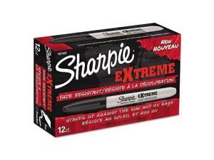 Sharpie - Extreme Marker, Fine Point, Black - Dozen Sharpie - Extreme Marker, Fine Point, Black - Dozen