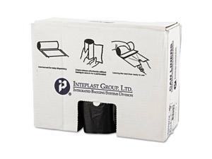 Interleaved High-Density Can Liners, 60gal, 38 x 60, 22mic, Black, 150/Carton Interleaved High-Density Can Liners, 60gal, 38 x 60, 22mic, Black, 150/Carton