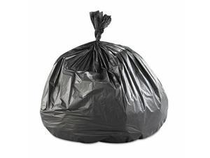 Interleaved High-Density Can Liners, 55-60gal, 43 x 48, 22mic, Black, 150/Carton Interleaved High-Density Can Liners, 55-60gal, 43 x 48, 22mic, Black, 150/Carton