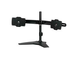 Amer Mounts Stand Based Dual Monitor Mount For Two 24"-32" Lcd/Led Flat Panel Screens Amer Mounts Stand Based Dual Monitor Mount For Two 24"-32" Lcd/Led Flat Panel Screens
