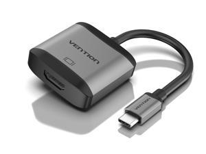 Vention USB C to HDMI Adapter, USB 3.1 Type C (Thunderbolt 3 Compatible) to HDMI Support 4K@30Hz 1080P Compatible with MacBook Pro/MacBook Air 2018/Chromebook Pixel/Dell XPS 13,and more USB-C Devices Vention USB C to HDMI Adapter, USB 3.1 Type C (Thunderbolt 3 Compatible) to HDMI Support 4K@30Hz 1080P Compatible with MacBook Pro/MacBook Air 2018/Chromebook Pixel/Dell XPS 13,and more USB-C Devices