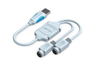 Vention USB to PS/2 Cable PS/2 Keyboard/Mouse to USB Converter Adapter,Plug & Play Vention USB to PS/2 Cable PS/2 Keyboard/Mouse to USB Converter Adapter,Plug & Play