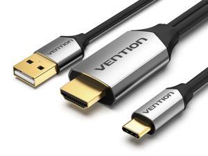 Vention USB C to HDMI Cable USB Type-C to 4K HDMI with USB Charging Port Compatible with Macbook Pro 2019,Samsung Galaxy S10/S9 Vention USB C to HDMI Cable USB Type-C to 4K HDMI with USB Charging Port Compatible with Macbook Pro 2019,Samsung Galaxy S10/S9