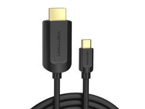 Vention USB C to HDMI Cable ,USB Type C (Thunderbolt 3 Compatible) to 4K HDMI Cable Compatible with MacBook Pro 2018/2017,iPad Pro 2018, Dell XPS, Samsung S9/S8, and More(6Ft/2m) Vention USB C to HDMI Cable ,USB Type C (Thunderbolt 3 Compatible) to 4K HDMI Cable Compatible with MacBook Pro 2018/2017,iPad Pro 2018, Dell XPS, Samsung S9/S8, and More(6Ft/2m)