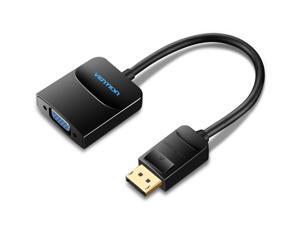 Vention DisplayPort to VGA Adapter, Gold Plated DP Male to VGA Female Compatible with Computer,Laptop,Monitor,Projector,HDTV,Lenovo,Dell,ASUS and More Vention DisplayPort to VGA Adapter, Gold Plated DP Male to VGA Female Compatible with Computer,Laptop,Monitor,Projector,HDTV,Lenovo,Dell,ASUS and More