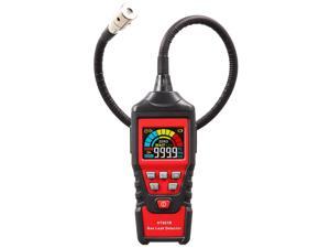 Gas Leak Detector Portable Combustible Gas Detector Handheld Gas Analyzer Flammable Natural Gas Acetone Propane Benzene Ethanol Gasoline Methane Tester 9999 PPM 20% LEL with LCD Color Display