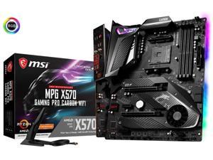 MSI MPG X570 GAMING PRO CARBON WIFI Gaming Motherboard AMD AM4 SATA 6Gb/s M.2 USB 3.2 Gen 2 Wi-Fi 6 HDMI ATX