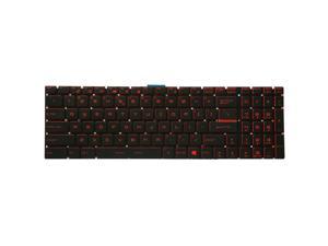 AUTENS Keyboard for MSI GS60 GS63 GS63VR GS70 GS72 GT62 GT62VR GT72 GT73VR GE62 GE62VR GE63 GE72 GE73 GE73VR PE60 PE62 PE70 GL62 GL72 GP62 GP72 WS60 WS70 WS72 Laptop Red Letter Backlit US Keyboard