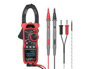 AC/DC Digital Clamp Meter 1000A True RMS Auto Range Professional Multimeter, 6000 Counts, Inrush, VFD, LOZ Mode Measures Current Voltage Temperature Capacitance Resistance Diodes Continuity Duty-Cycle AC/DC Digital Clamp Meter 1000A True RMS Auto Range Professional Multimeter, 6000 Counts, Inrush, VFD, LOZ Mode Measures Current Voltage Temperature Capacitance Resistance Diodes Continuity Duty-Cycle