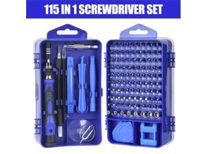 115 in 1 Screwdriver Set Precision Tools, Multi Screwdrivers Sets with Case, Repair Screw Driver Kit for Computer/Eyeglass/PC/Laptop/Mobile Phone/Watch/Camera/TV/PS4/Other Electronic Devices (Blue) 115 in 1 Screwdriver Set Precision Tools, Multi Screwdrivers Sets with Case, Repair Screw Driver Kit for Computer/Eyeglass/PC/Laptop/Mobile Phone/Watch/Camera/TV/PS4/Other Electronic Devices (Blue)