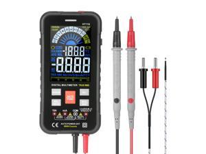 Digital Multimeter NCV Auto-Ranging 9999 Counts TRMS 1000V 10A Tester Frequency Counter Voltmeter Ohmmeter Capacitance Temperature, Measures AC DC Voltage Current