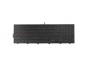AUTENS Replacement Keyboard for Dell Inspiron 15 5000 5542 5543 5545 5547 5548 5551 5552 5555 5557 5558 5559 5566 5576 5577 Laptop Red Backlight