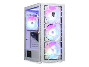 ViprTech.com Avalanche Gaming PC Computer Desktop - AMD Ryzen 5 1600, AMD Radeon RX 580 4GB, 16GB DDR4 RAM, 2TB HDD, VR-Ready, RGB, WiFi, Windows 10 Pro
